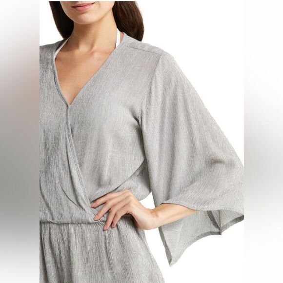 Elan Stripe Coverup Romper - Picture 4 of 5